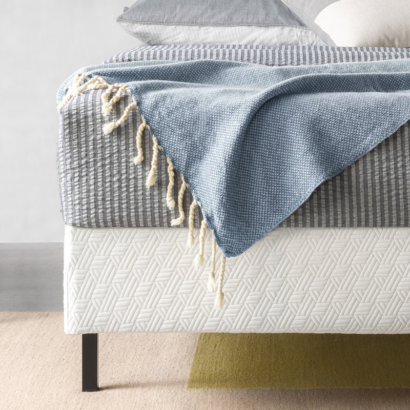 Alwyn Home Nikias Metal Box Spring with Wood Slats & Reviews Wayfair